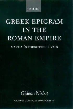 Nisbet |  Greek Epigram in the Roman Empire | Buch |  Sack Fachmedien