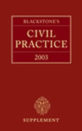 Plant / Rose / Sime |  Blackstone's Civil Practice | Buch |  Sack Fachmedien