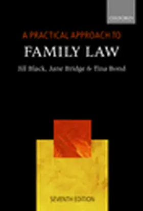 Bridge / Bond / Black |  A Practical Approach to Family Law | Buch |  Sack Fachmedien