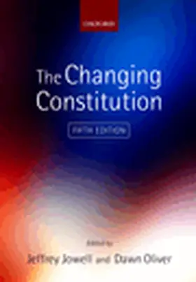 Jowell / Oliver |  The Changing Constitution | Buch |  Sack Fachmedien