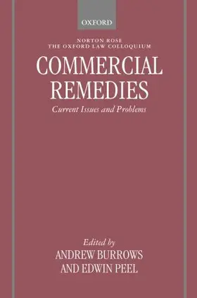 Burrows / Peel |  Commercial Remedies | Buch |  Sack Fachmedien