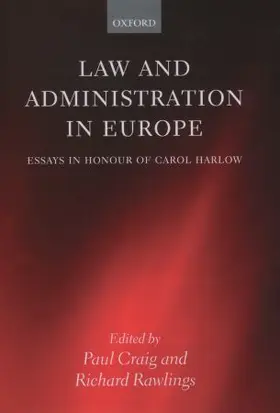 Craig / Rawlings |  Law and Administration in Europe | Buch |  Sack Fachmedien