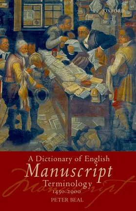 Beal |  A Dictionary of English Manuscript Terminology | Buch |  Sack Fachmedien