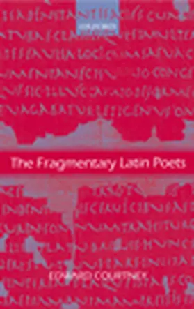 Courtney |  The Fragmentary Latin Poets | Buch |  Sack Fachmedien