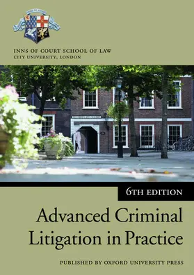  Advanced Criminal Litigation in Practice | Buch |  Sack Fachmedien