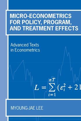 Lee | Micro-Econometrics for Policy, Program, and Treatment Effects | Buch | 978-0-19-926769-9 | sack.de