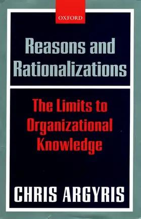 Argyris | Reasons and Rationalizations | Buch | 978-0-19-926807-8 | www.sack.de