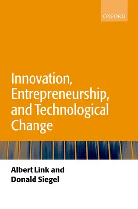 Link / Siegel |  Innovation, Entrepreneurship, and Technological Change | Buch |  Sack Fachmedien