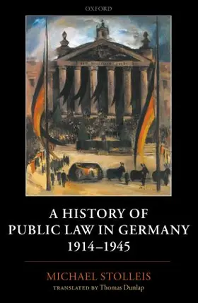 Stolleis |  A History of Public Law in Germany 1914-1945 | Buch |  Sack Fachmedien