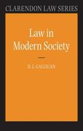 Galligan |  Law in Modern Society | Buch |  Sack Fachmedien