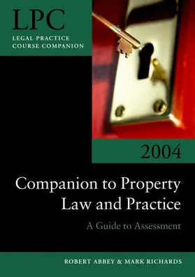 Richards / Abbey |  Companion to Property Law and Practice | Buch |  Sack Fachmedien