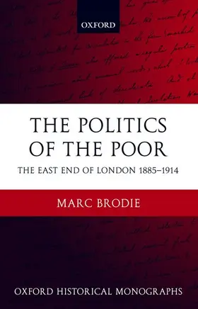 Brodie |  The Politics of the Poor | Buch |  Sack Fachmedien