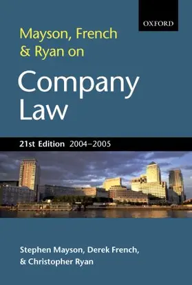 Mayson / French / Ryan |  Mayson, French and Ryan on Company Law | Buch |  Sack Fachmedien