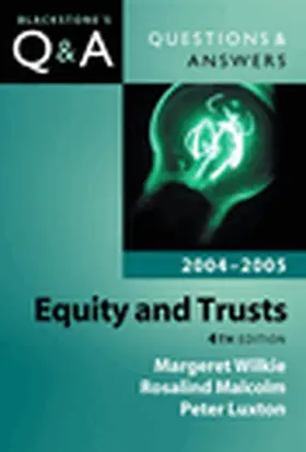 Wilkie / Malcolm / Luxton |  Q&A: Equity and Trusts | Buch |  Sack Fachmedien
