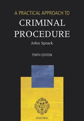 Sprack |  Emmins on Criminal Procedure | Buch |  Sack Fachmedien
