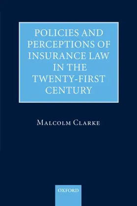 Clarke |  POLIC PERCEPT INSURANCE LAW 21C C | Buch |  Sack Fachmedien