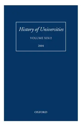 Feingold |  History of Universities | Buch |  Sack Fachmedien