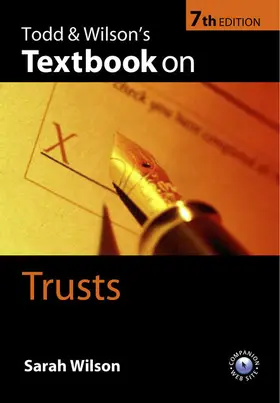 Wilson |  Todd and Wilson's Textbook on Trusts | Buch |  Sack Fachmedien