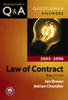 Brown / Chandler |  Contract Law 2005-2006 | Buch |  Sack Fachmedien