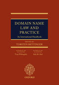 Bettinger / Willoughby |  Domain Name Law and Practice | Buch |  Sack Fachmedien