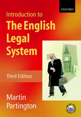 Partington |  Introduction to the English Legal System | Buch |  Sack Fachmedien