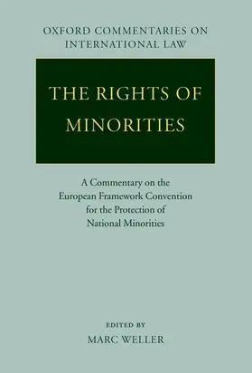 Weller |  The Rights of Minorities in Europe | Buch |  Sack Fachmedien