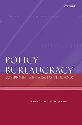 Page / Jenkins |  Policy Bureaucracy | Buch |  Sack Fachmedien