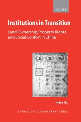 Ho |  Institutions in Transition | Buch |  Sack Fachmedien