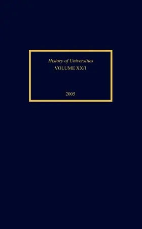 Feingold |  History of Universities | Buch |  Sack Fachmedien