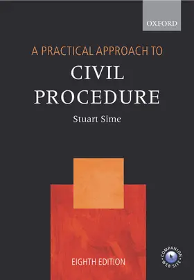 Sime |  A Practical Approach to Civil Procedure | Buch |  Sack Fachmedien