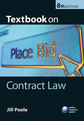 Poole |  Textbook on Contract Law | Buch |  Sack Fachmedien