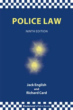 English / Card |  Police Law | Buch |  Sack Fachmedien