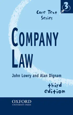 Lowry / Dignam |  Company Law | Buch |  Sack Fachmedien