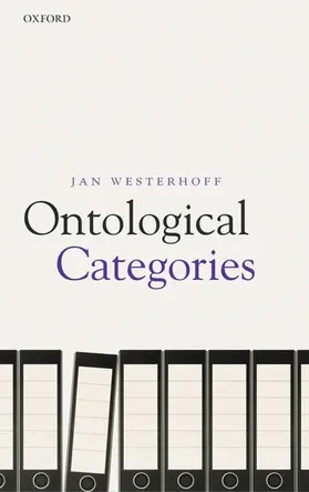 Westerhoff |  Ontological Categories | Buch |  Sack Fachmedien