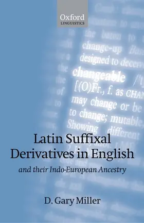 Miller |  Latin Suffixal Derivatives in English | Buch |  Sack Fachmedien