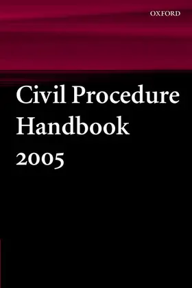 Williams |  Civil Procedure Handbook 2005 | Buch |  Sack Fachmedien