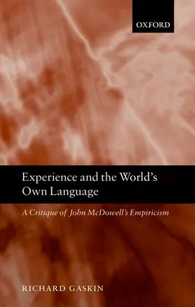 Gaskin |  Experience and the World's Own Language | Buch |  Sack Fachmedien