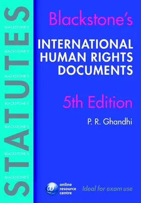 Ghandhi |  Blackstone's International Human Rights Documents | Buch |  Sack Fachmedien