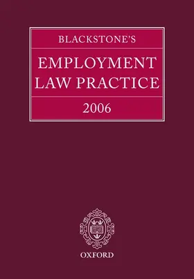 Bowers / Brown / Korn |  Blackstone's Employment Law Practice 2006 | Buch |  Sack Fachmedien