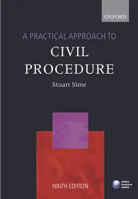 Sime |  A Practical Approach to Civil Procedure | Buch |  Sack Fachmedien