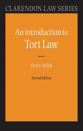 Weir | An Introduction to Tort Law | Buch | 978-0-19-929037-6 | sack.de