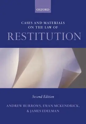 Burrows / McKendrick / Edelman |  Cases and Materials on the Law of Restitution | Buch |  Sack Fachmedien