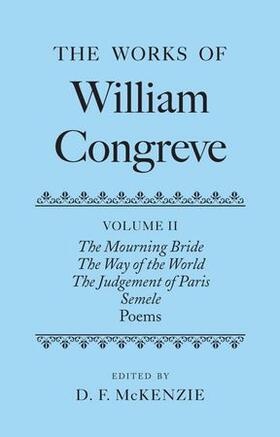 Mckenzie / McKenzie | The Works of William Congreve: Volume III | Buch | 978-0-19-929747-4 | sack.de