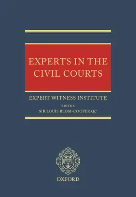 Blom-Cooper QC |  Experts in the Civil Courts | Buch |  Sack Fachmedien