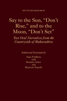 Atkar / Zagade | SAY TO THE SUN DONT RISE & TO | Buch | 978-0-19-935764-2 | sack.de