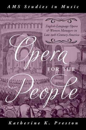Preston | Opera for the People | Buch | 978-0-19-937165-5 | sack.de