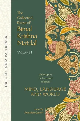 Matilal / Ganeri | Mind, Language and World | Buch | 978-0-19-946094-6 | sack.de