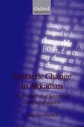 Deutscher |  Syntactic Change in Akkadian | Buch |  Sack Fachmedien