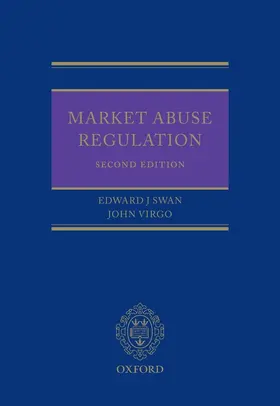 Swan / Virgo |  Market Abuse Regulation | Buch |  Sack Fachmedien