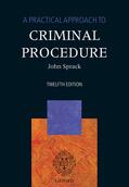 Sprack |  A Practical Approach to Criminal Procedure | Buch |  Sack Fachmedien